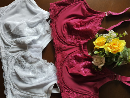 Sutiã plus com arco e sem bojo floral